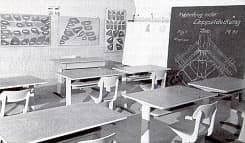 Klassenzimmer Dachdeckereifachschule in Aschaffenburg